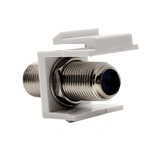 Conversions Technology Keystone Keystone Insert  |  F81  Coupler,  White