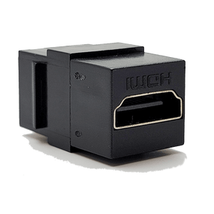 Conversions Technology Keystone Keystone Insert  |  HDMI Coupler Jack,  Black