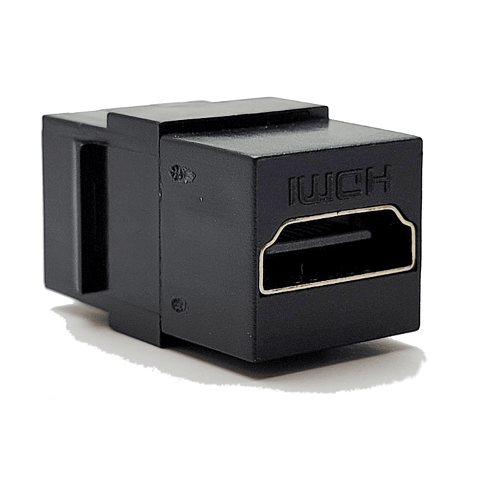Conversions Technology Keystone Keystone Insert  |  HDMI Coupler Jack,  Black