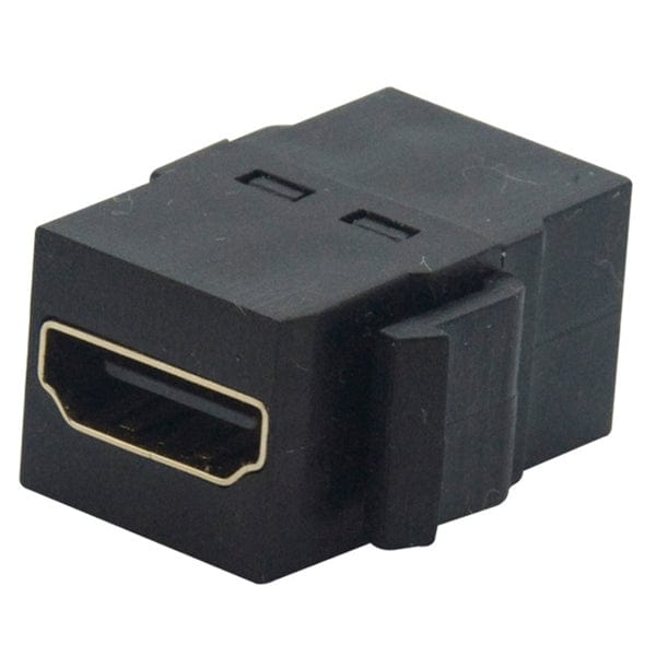 Conversions Technology Keystone Keystone Insert  |  HDMI Coupler Jack,  Black