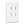 Conversions Tech Keystone Wall Plate, 4 Hole, 1-Gang, White