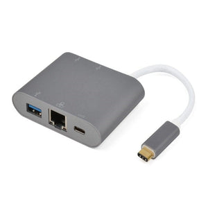 Conversions Technology Hub Koppa® Hub  |  USB 3.1 Type-C  to  USB 3.0[x3] + Gigabit Ethernet