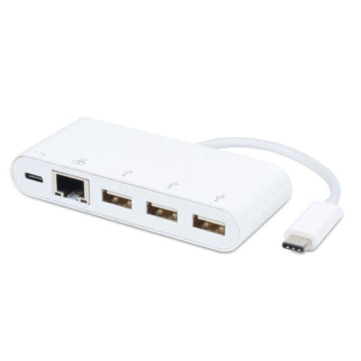 Conversions Technology Hub Koppa® Hub  |  USB 3.1 Type-C  to  USB 3.0[x3] + Gigabit + Type-C Charging