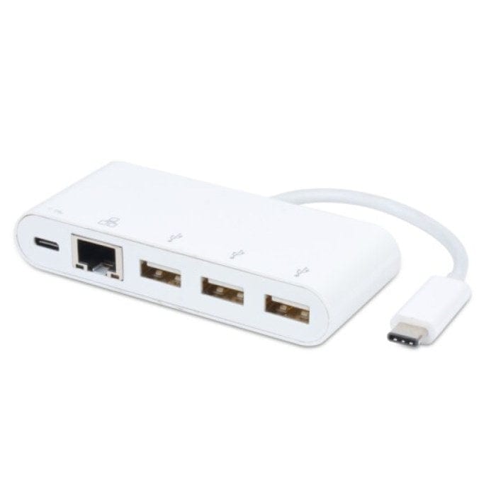 Conversions Technology Hub Koppa® Hub  |  USB 3.1 Type-C  to  USB 3.0[x3] + Gigabit + Type-C Charging