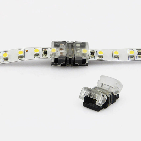 Conversions Technology LED Sensors & Accessories LED Strip Connector | For 8mm Ribbon Lights; 2 Pin/Single Color