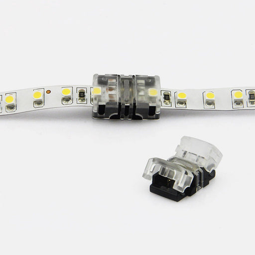 Conversions Technology LED Sensors & Accessories LED Strip Connector | For 8mm Ribbon Lights; 2 Pin/Single Color