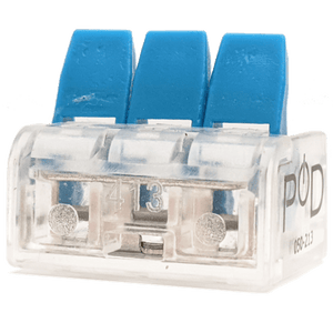 Conversions Technology LeverNut Lever Nut Connector 3 port  24-12AWG Stranded/Solid Splicing Conductor | 100ct