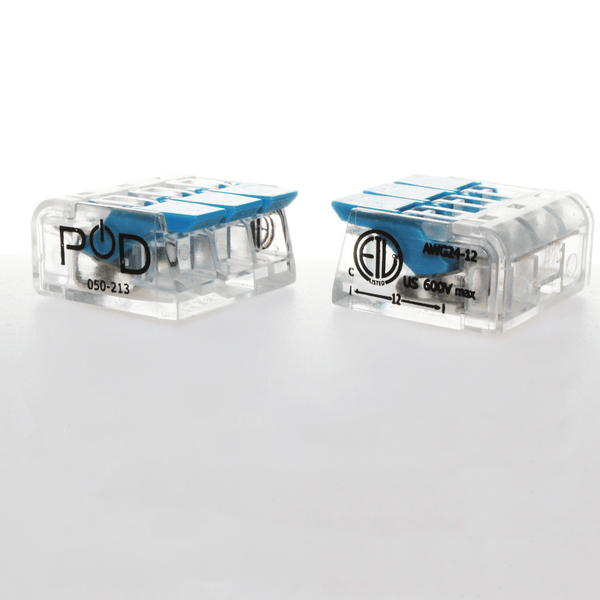 Conversions Technology LeverNut Lever Nut Connectors | (2) 24-12AWG Stranded/Solid Splicing Wire Conductor | 100ct