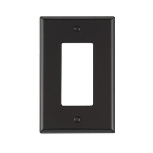 Conversions Technology Wall Plates Okta®  |  Decora Wall Plate  |  1 Gang,  Black