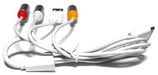 Omicron® Audio & Video Cable Adapters & Couplers Omicron®  |  Specialty Cables  |  Apple Dock Connector to Composite AV Cable with USB