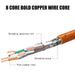 Sigma Wire & Cable Network Patch Cables Patch Cord  |  Cat8,  S/FTP Stranded Bare Copper,  Flat  0.5ft
