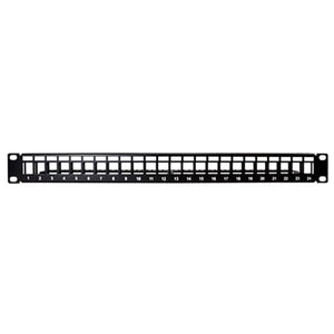 Conversions Technology Keystone Patch Panel  |  Unloaded, Module,  Cat5e/6/7/8,  24-Port