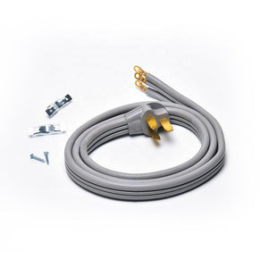 Conversions Technology Electrical Power Cable | 40 Amp 6 ft. 3-Prong  Electric Range Cord