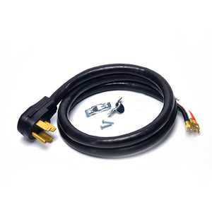 Conversions Technology Power Cable | 50 Amp 4 ft. 6/2+8/2AWG Dryer cord with spade terminals