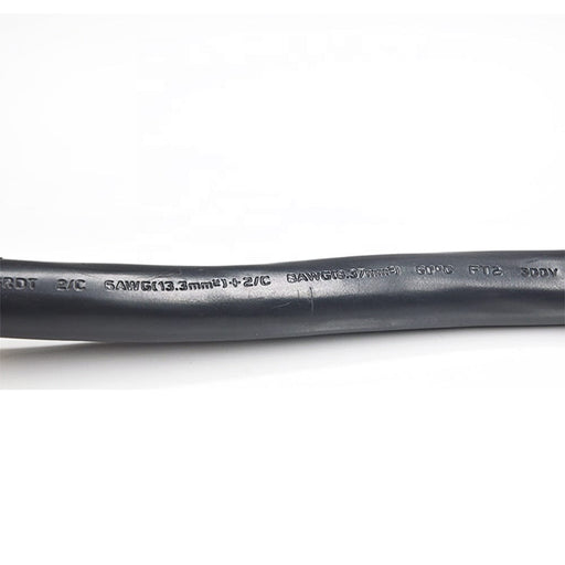 Conversions Technology Power Cable | 50 Amp 4 ft. 6/2+8/2AWG Dryer extension cord with spade terminals