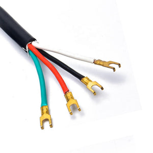Conversions Technology Power Cable | 50 Amp 6 ft. 6/2+8/2AWG Range cord with spade terminals