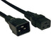 Theta® Electrical Power Cable |  Heavy Duty Power Cord (IEC-320-C19 to IEC-320-C20),  12AWG,   6ft