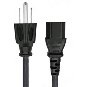 Conversions Technology Electrical Power Cord,  IEC-320-C14 to IEC-320-C13   18AWG,  12ft