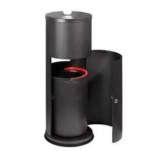 Conversions Technology PPE PPE | Sanitation Station | Wipes Dispenser with Built-In Trash Can