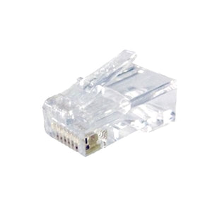 Conversions Technology Connectors RJ45 Cat5e Feed Through Modular Plug,  Unshielded UTP 100 pcs bag