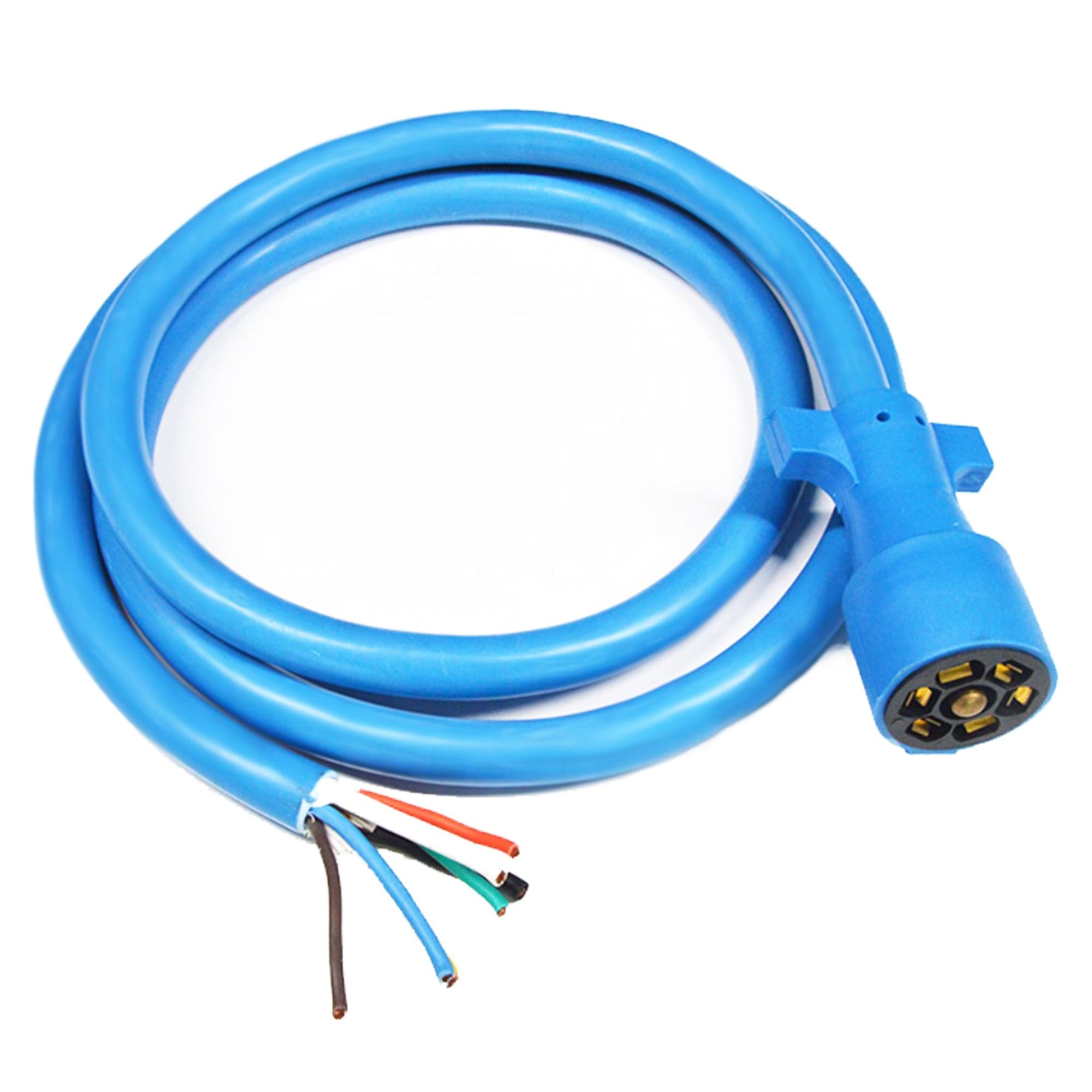 Cable Type Rv RV Marine | 8 ft 7-Way Heavy duty cold weather trailer RV cable ...