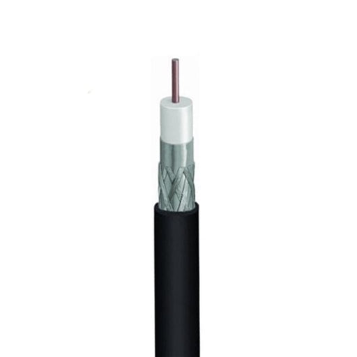 Sigma Wire & Cable Bulk Coax Sigma Wire & Cable  |  Bulk RG6 Coaxial Cable | Dual Shield, 60% Braid | 1000 ft Reel-N-Box | Black