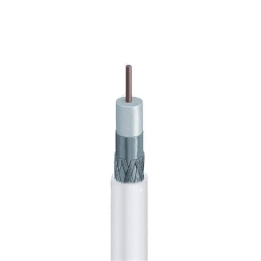 Sigma Wire & Cable Bulk Coax Sigma Wire & Cable  |  Bulk RG6 Coaxial Cable | Dual Shield, 60% Braid | 1000 ft Reel-N-Box | White
