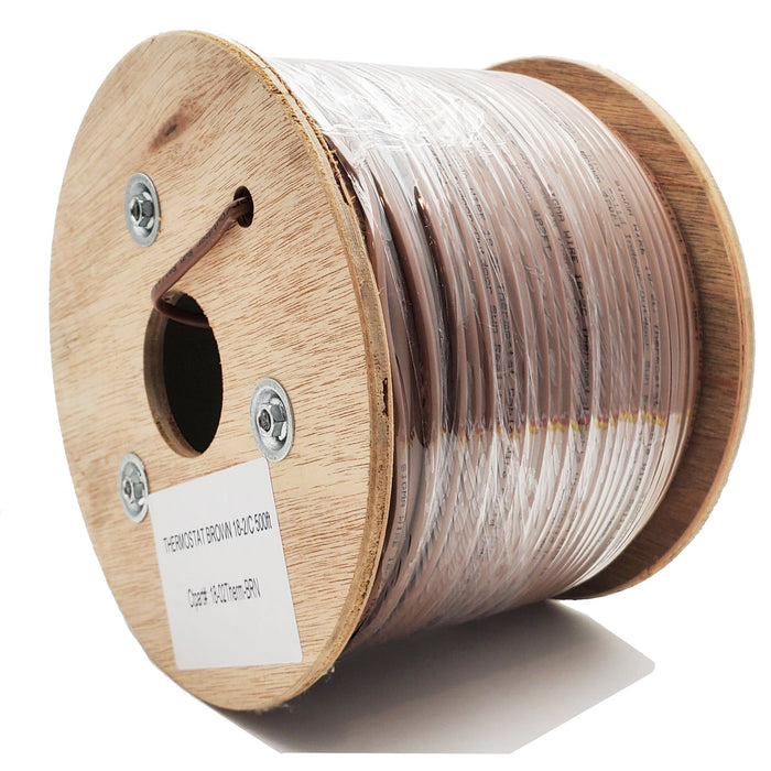 Sigma Wire & Cable Bulk Thermostat Sigma Wire & Cable  |  Bulk,  Thermostat  20/2  CMR;  20AWG,  2C,  Unshielded,  500ft  Reel   (Brown)