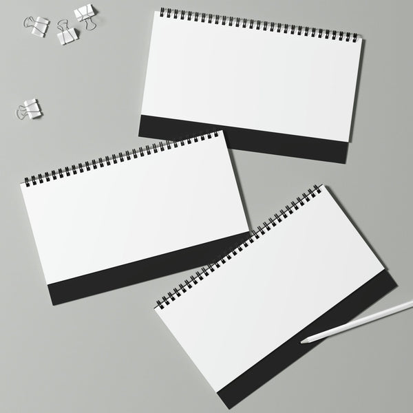 Printify Calendar 10" x 5" / Satin Simplex Desk Calendar