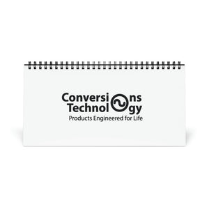 Printify Calendar 10" x 5" / Satin Simplex Desk Calendar
