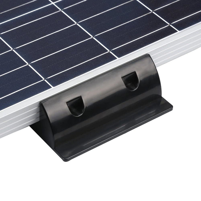 Conversions Technology Solar Panels white Solar Bracket Mount kit set of 6 Black