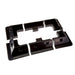 Conversions Technology Solar Panels white Solar Bracket Mount kit set of 6 Black