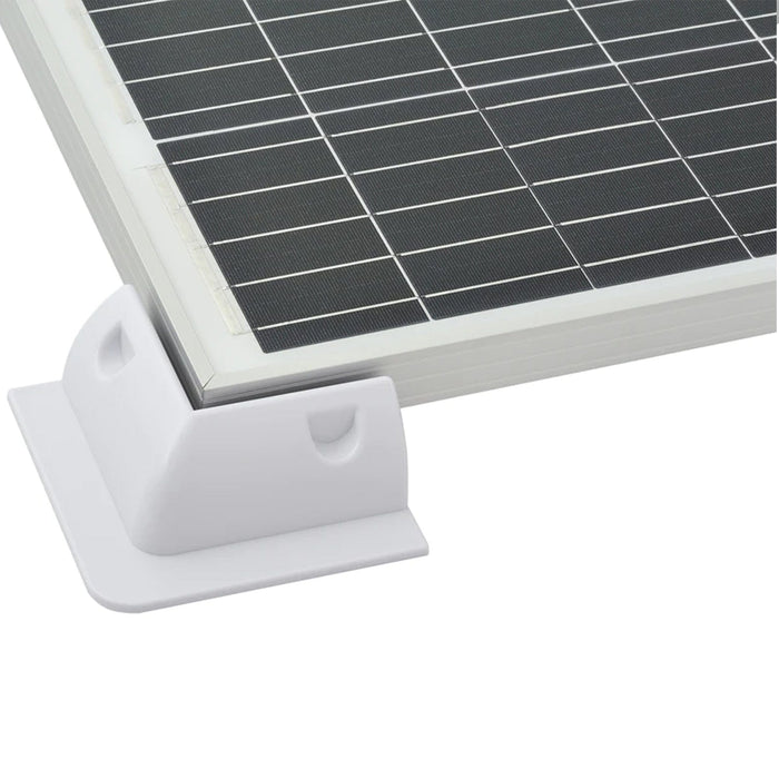Conversions Technology Solar Panels Black Solar Bracket Mount kit set of 6 White