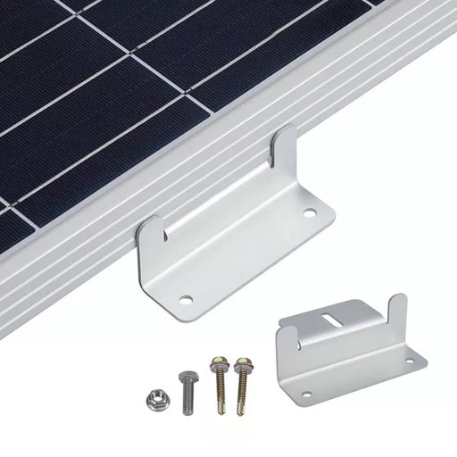 Conversions Technology Solar Panels Solar Panel Mounting Z Brackets Lightweight Aluminum Corrosion-Free