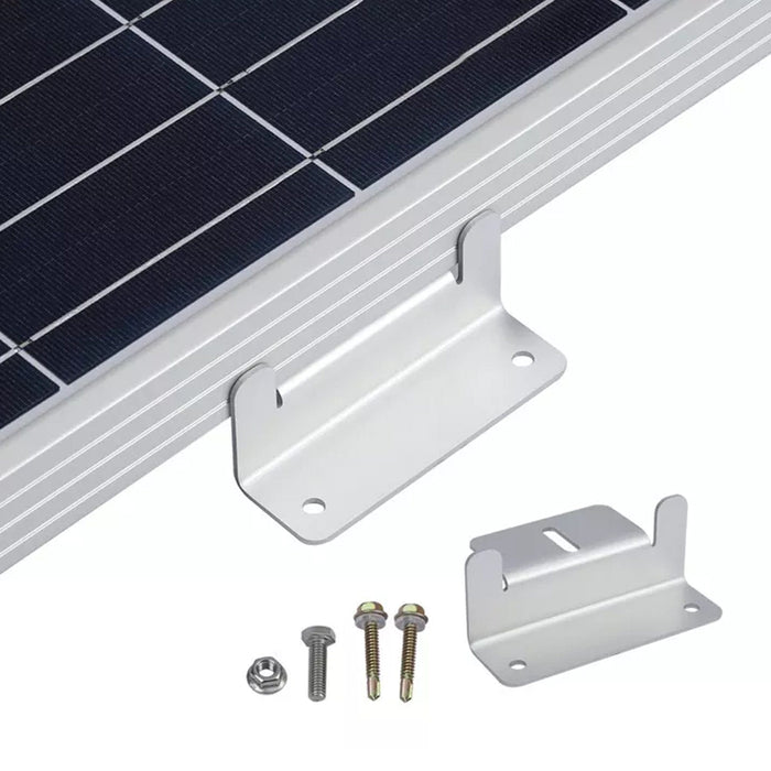 Conversions Technology Solar Panels Solar Panel Mounting Z Brackets Lightweight Aluminum Corrosion-Free