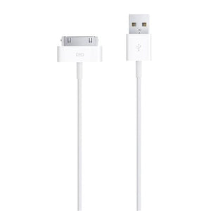 Omicron® Audio & Video Cable Adapters & Couplers Specialty Cables  |  Apple 30-pin to USB,   (Pure White)