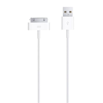 Omicron® Audio & Video Cable Adapters & Couplers Specialty Cables  |  Apple 30-pin to USB,   (Pure White)