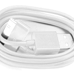 Omicron® Audio & Video Cable Adapters & Couplers Specialty Cables  |  Apple 30-pin to USB,   (Pure White)