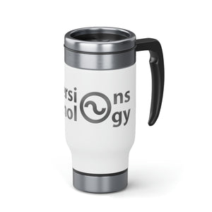 Printify Mug 14oz Stainless Steel Travel Mug with Handle, 14oz