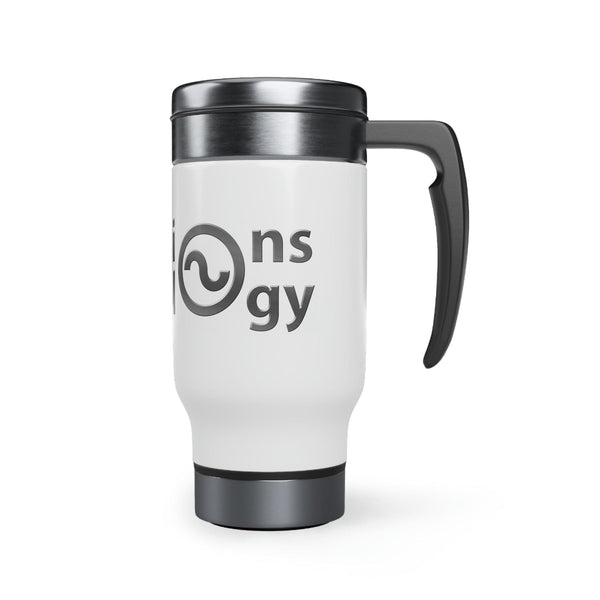 Printify Mug 14oz Stainless Steel Travel Mug with Handle, 14oz