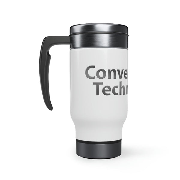Printify Mug 14oz Stainless Steel Travel Mug with Handle, 14oz