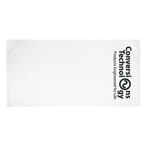 Printify Home Decor White / 30" × 60" Standard Beach Towel, 30x60