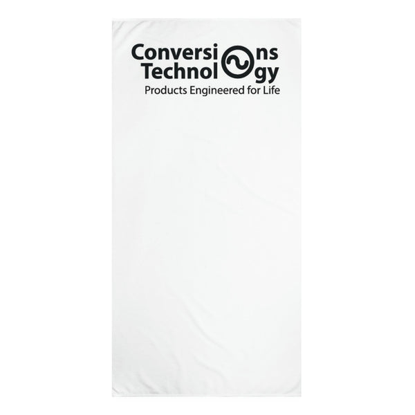 Printify Home Decor White / 30" × 60" Standard Beach Towel, 30x60