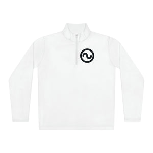 Printify Long-sleeve White / M Unisex Quarter-Zip Pullover