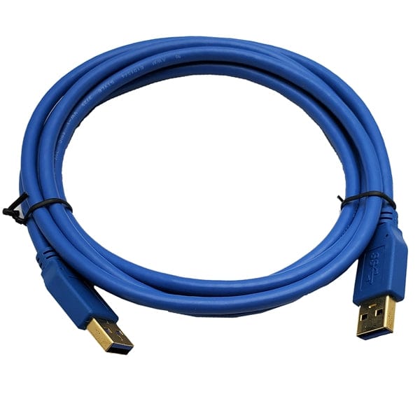 Omicron® Audio Video Cable USB 3.0 |  USB 3.0,  28AWG, Gold Plated,  Blue  10ft