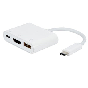 Koppa Hub USB C Adapter Hub | USB Type-C  to  USB 3.0 + HDMI + Type-C Charging