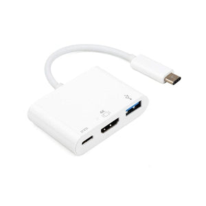 Koppa Hub USB C Adapter Hub | USB Type-C  to  USB 3.0 + HDMI + Type-C Charging