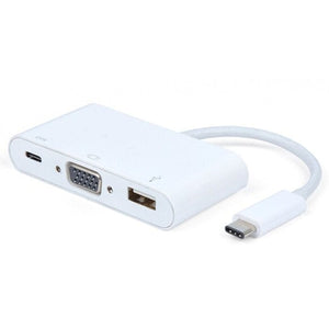 Koppa Hub USB C Hub  |  USB 3.1 Type-C  to  USB 3.0 + VGA + Type-C Charging