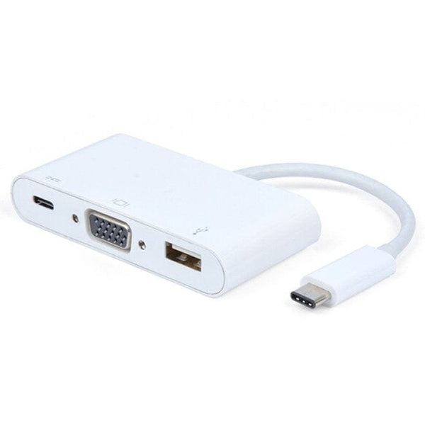 Koppa Hub USB C Hub  |  USB 3.1 Type-C  to  USB 3.0 + VGA + Type-C Charging