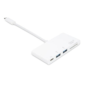 Koppa® Hub USB C Hub  |  USB 3.1 Type-C  to  USB 3.0[x2] + Micro SD + SD/MMC + Type-C Charging